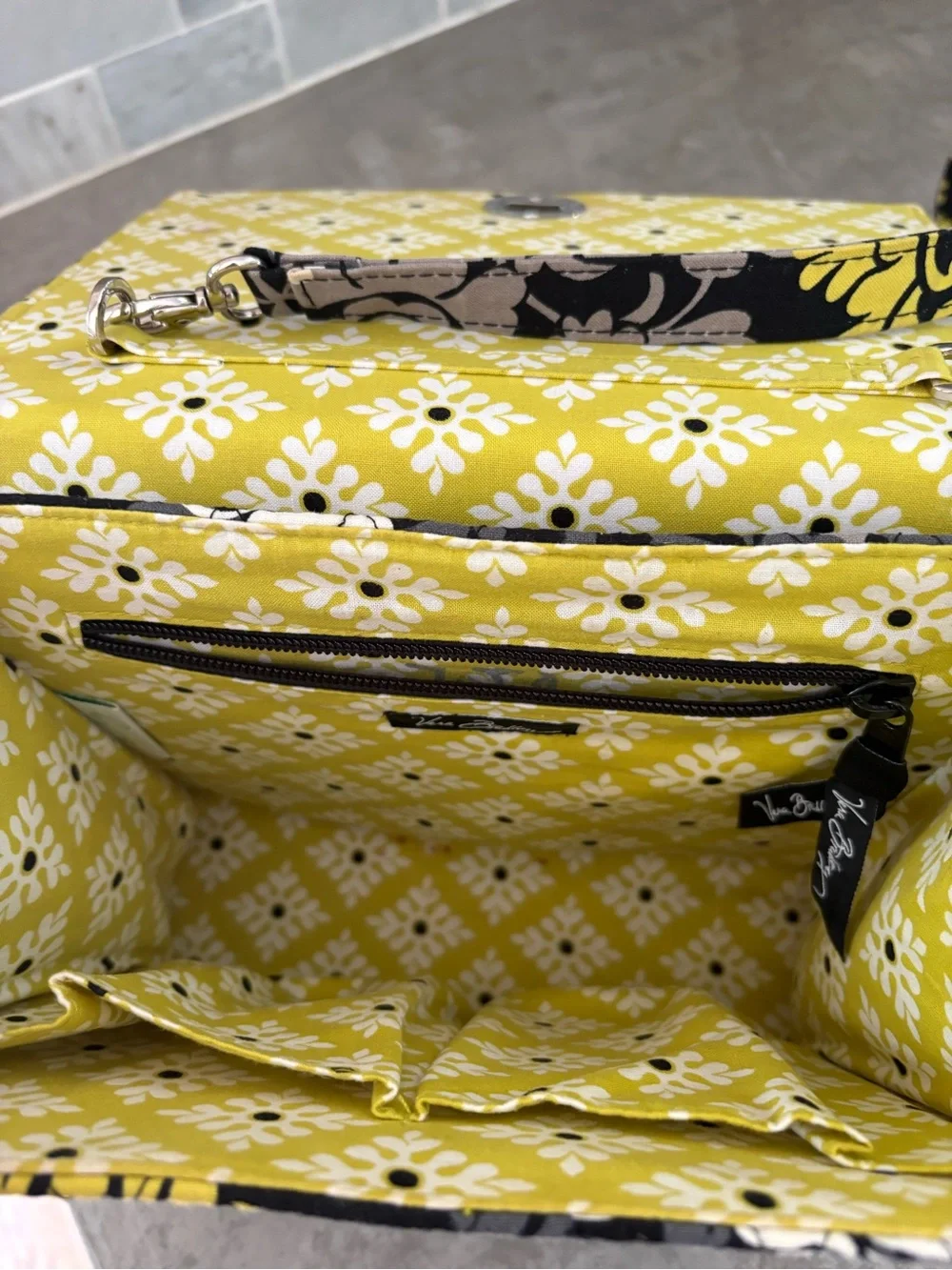Vera Bradley Julie crossbody bag in the retired Baroque pattern